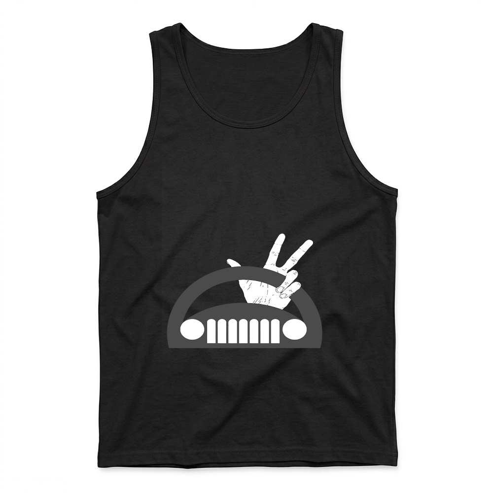 Product The Jeep Wave You Get It or You Don t Distressed j Mug Tank Top