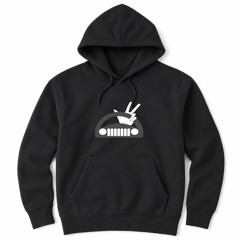 Product The Jeep Wave You Get It or You Don t Distressed j Mug Unisex Hoodie