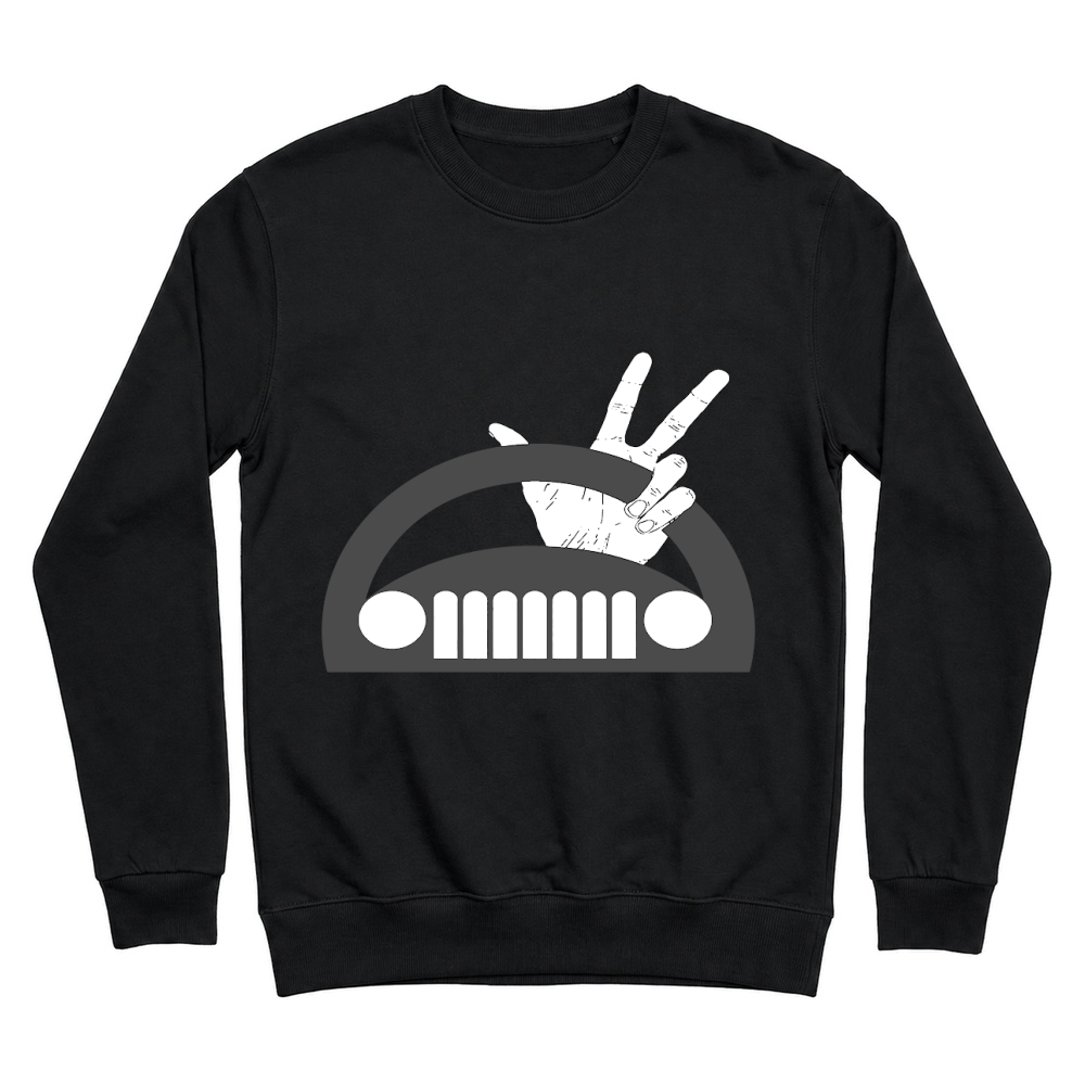 Product The Jeep Wave You Get It or You Don t Distressed j Mug Unisex Sweatshirt