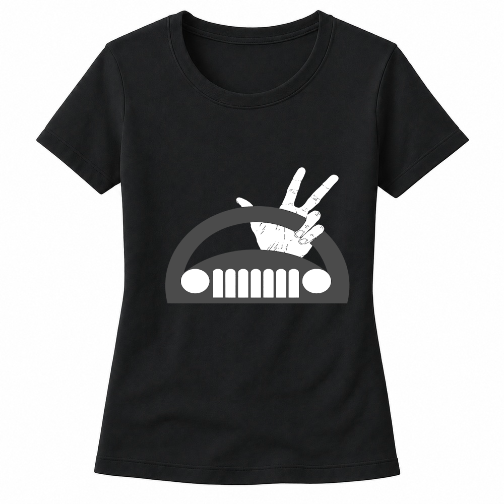 Product The Jeep Wave You Get It or You Don t Distressed j Mug Women's T-shirts