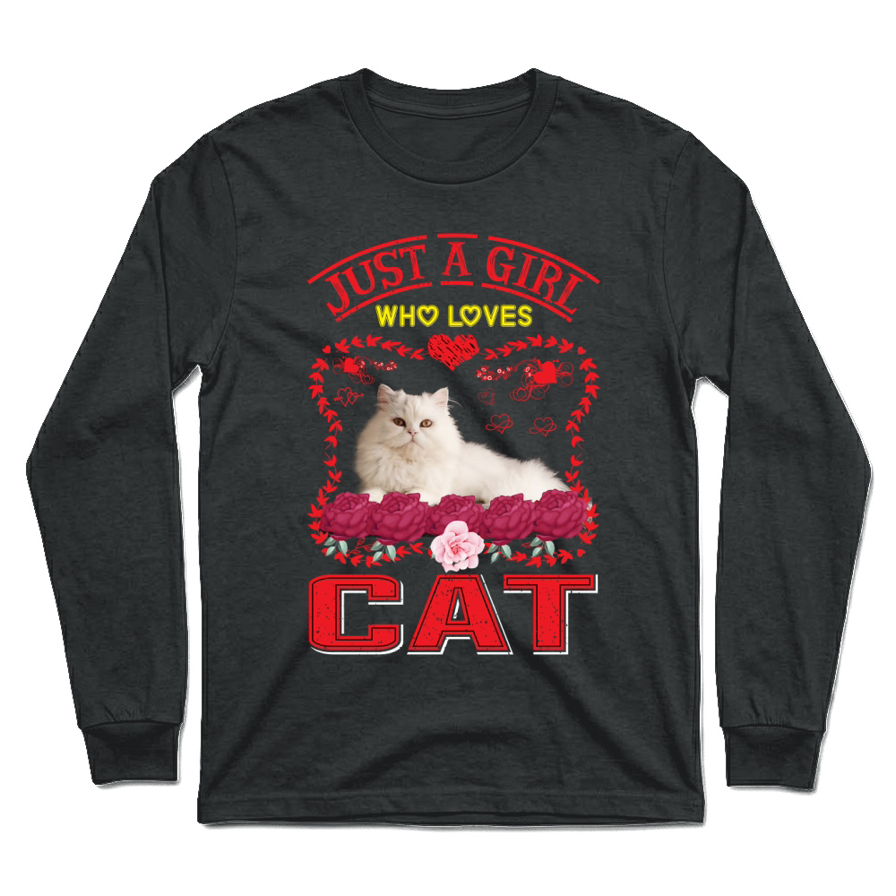 Product Just a Girl Who Loves Cat Unisex Longsleeve