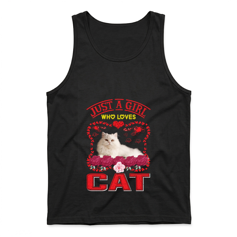 Product Just a Girl Who Loves Cat Tank Top