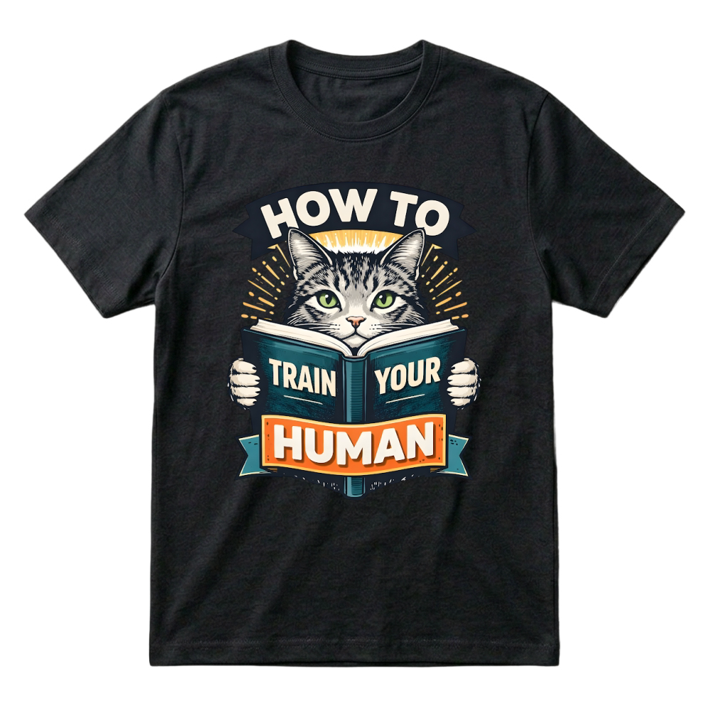 Product How to Train Your Human Cat T-Shirt