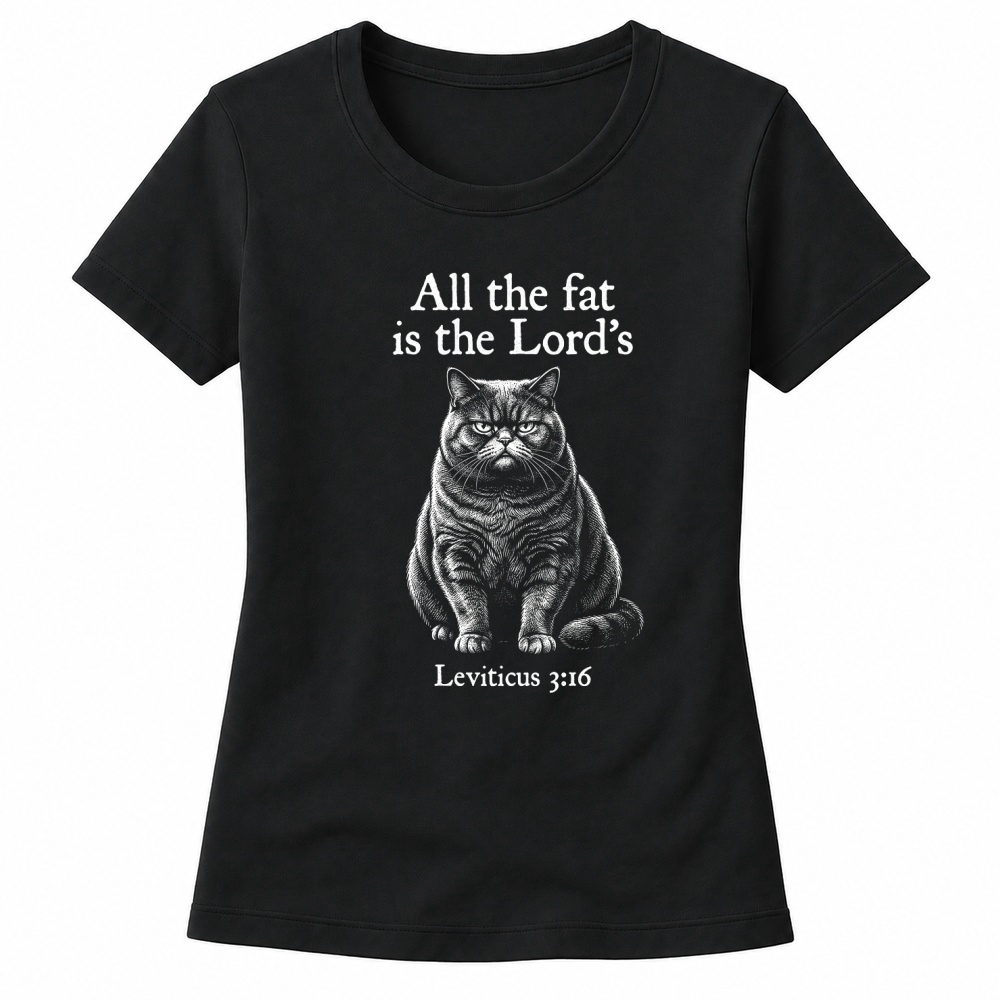 Product Fat Lords Leviticus Cat Christian Women's T-shirts