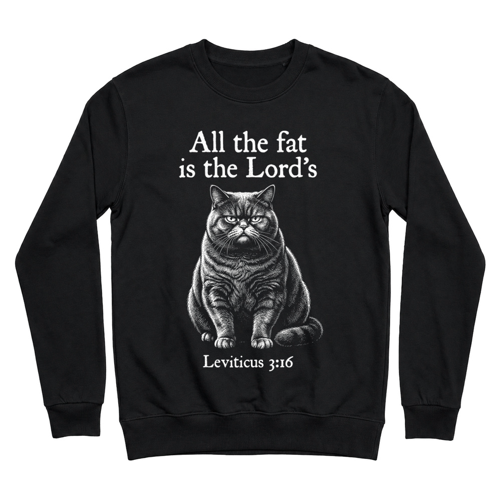 Product Fat Lords Leviticus Cat Christian Unisex Sweatshirt