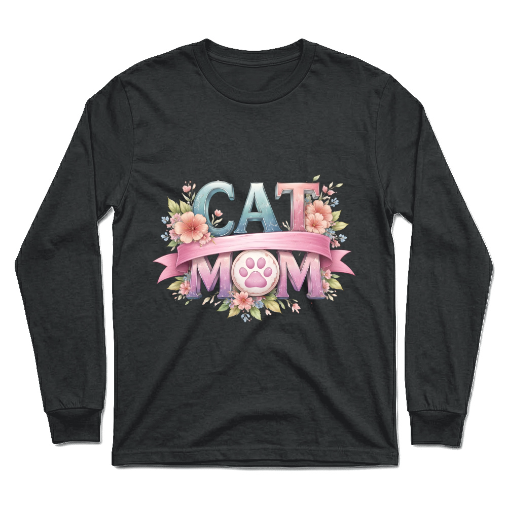 Product Floral Cat Mom Mothers Day Unisex Longsleeve