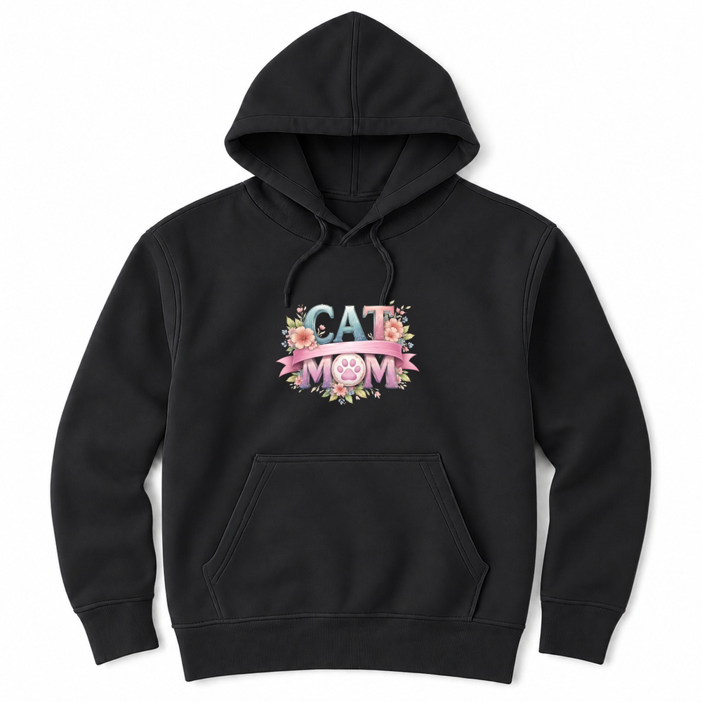 Product Floral Cat Mom Mothers Day Unisex Hoodie