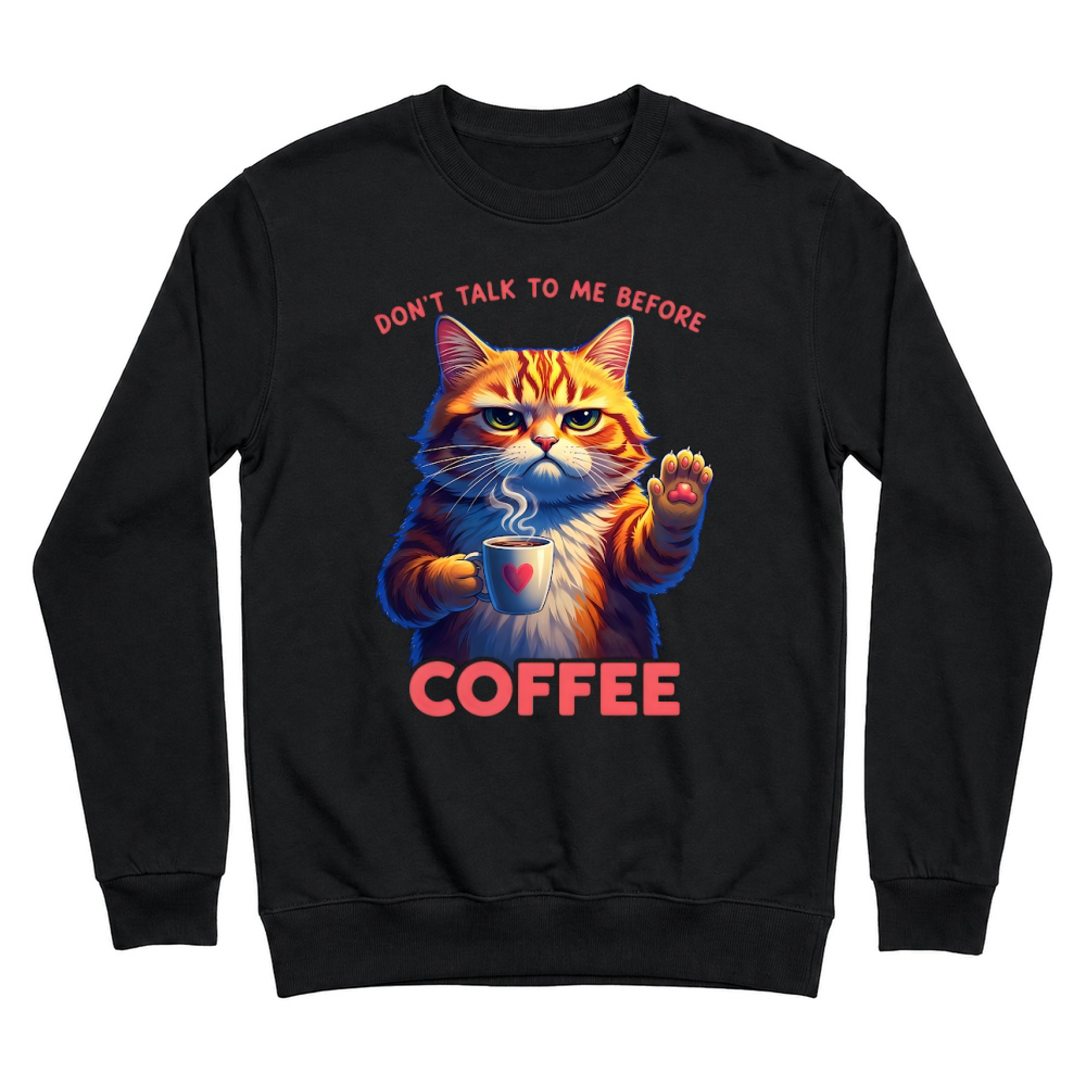 Product Funny Cat Coffee Unisex Sweatshirt