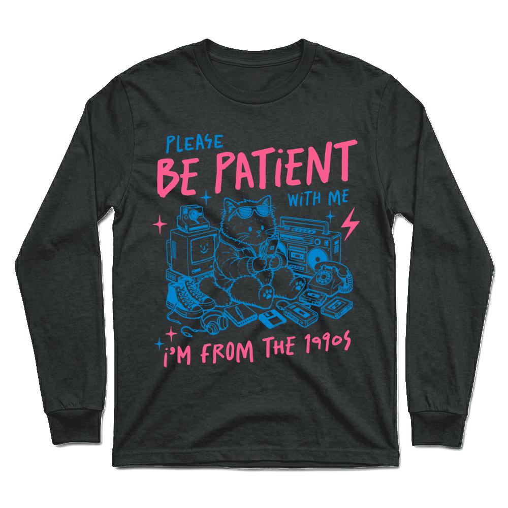 Product I'm from the 1990s Sarcastic Funny Cat Unisex Longsleeve