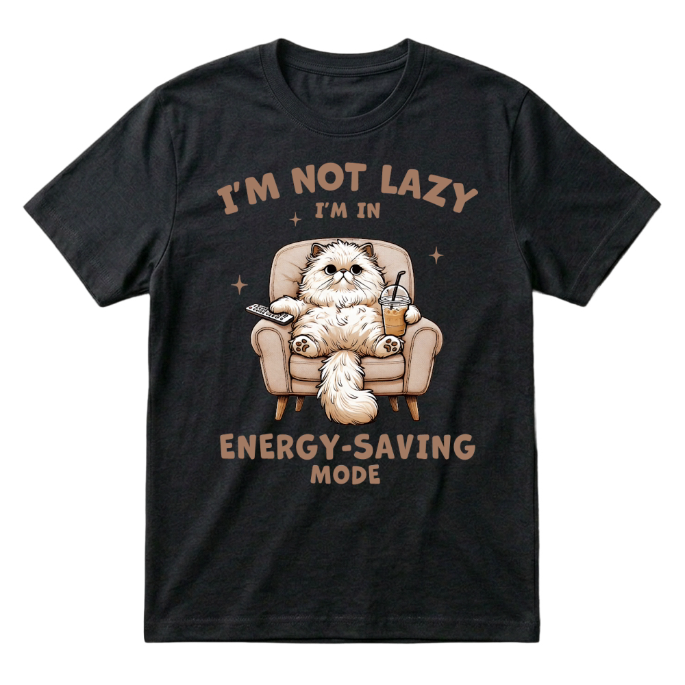 Product i'm not lazy Funny Cat Lover T-Shirt