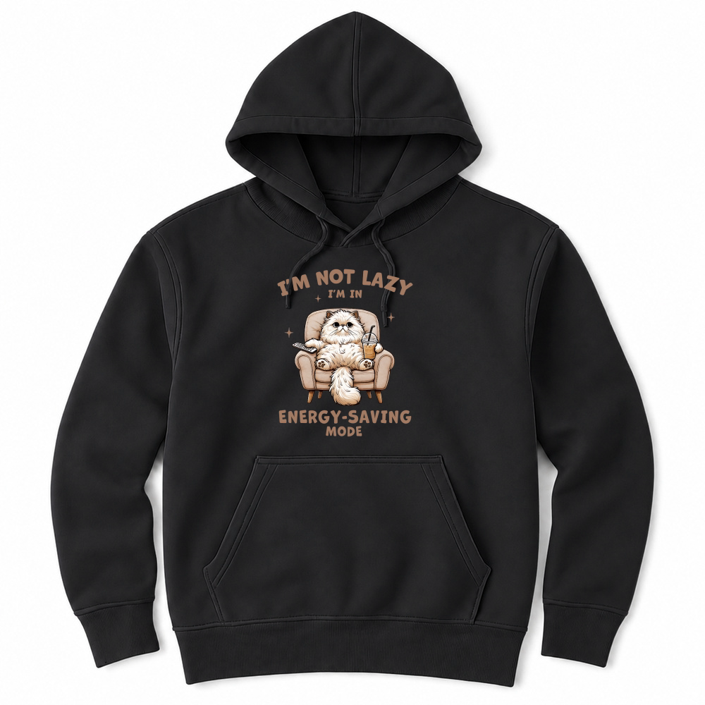 Product i'm not lazy Funny Cat Lover Unisex Hoodie