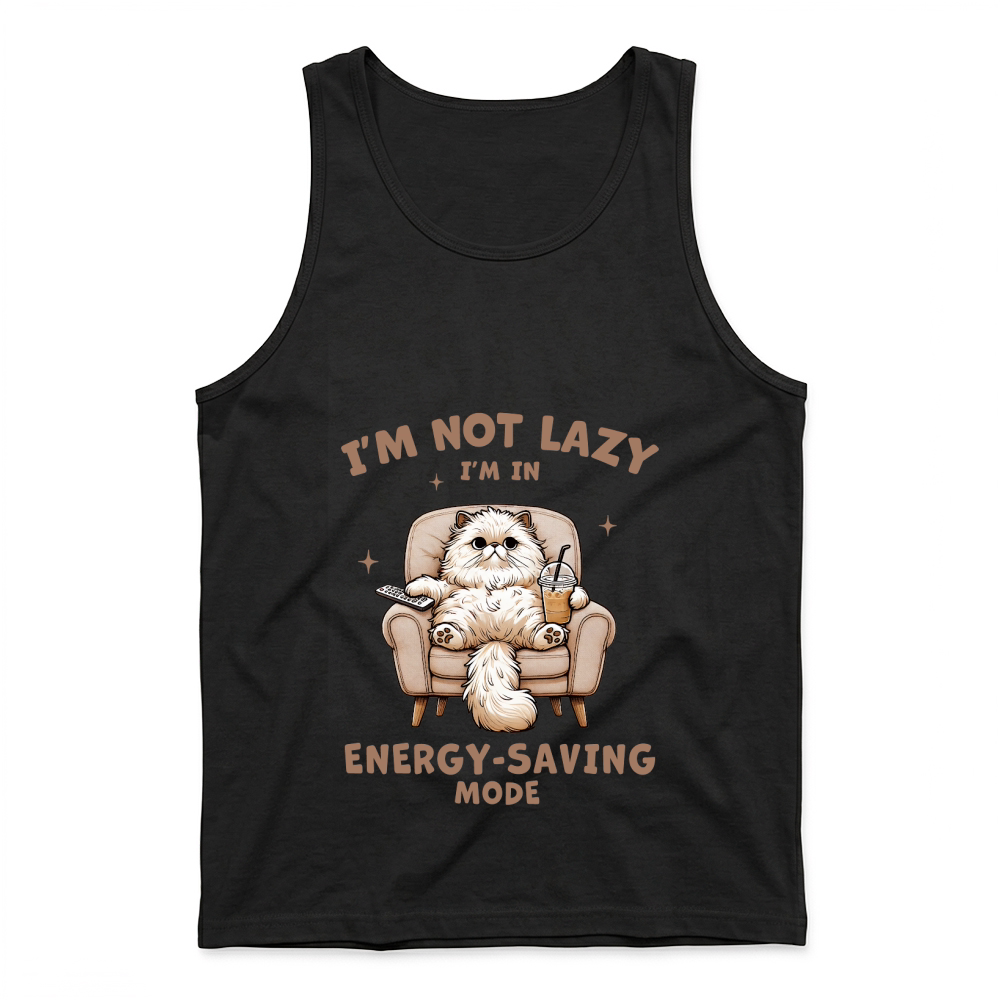 Product i'm not lazy Funny Cat Lover Tank Top