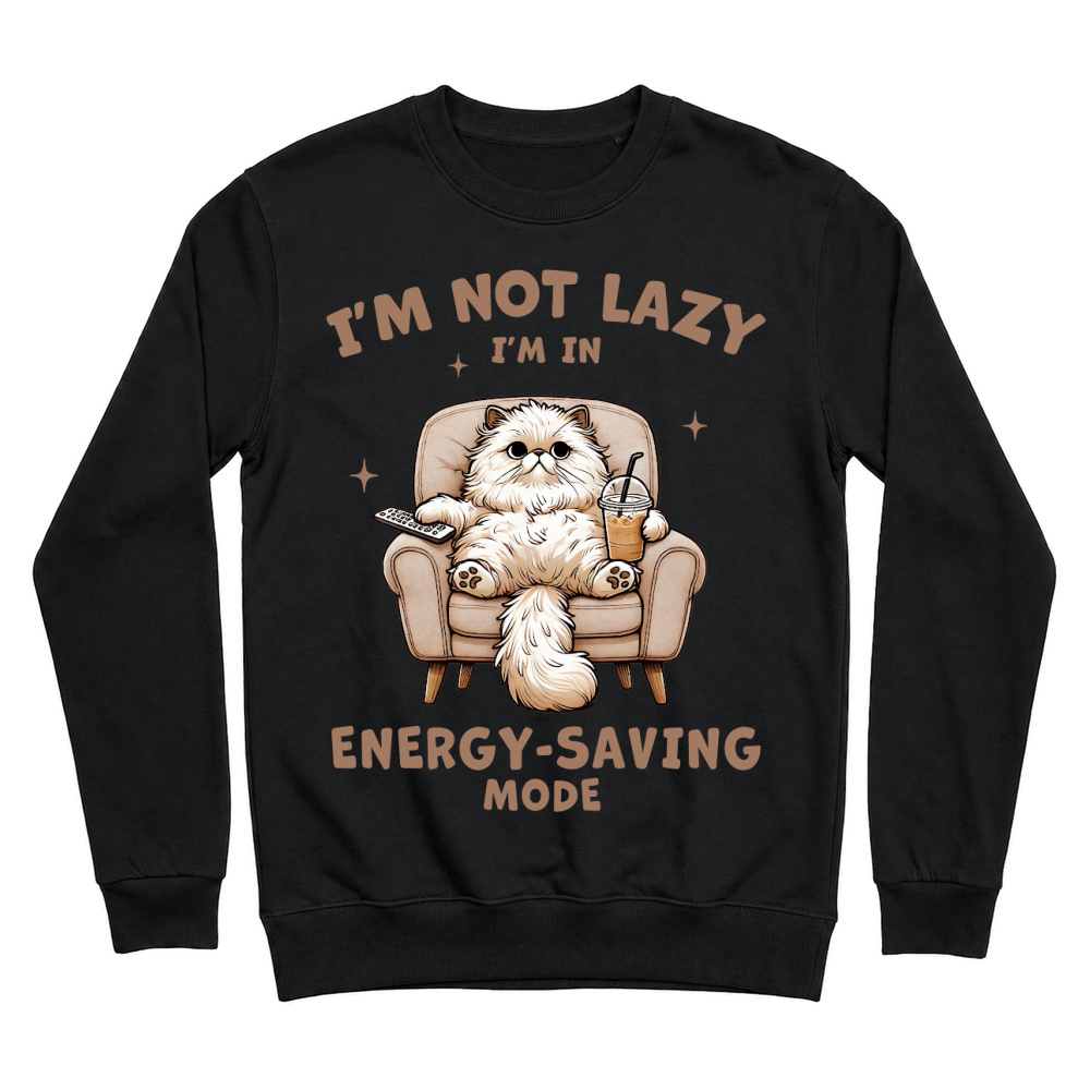 Product i'm not lazy Funny Cat Lover Unisex Sweatshirt