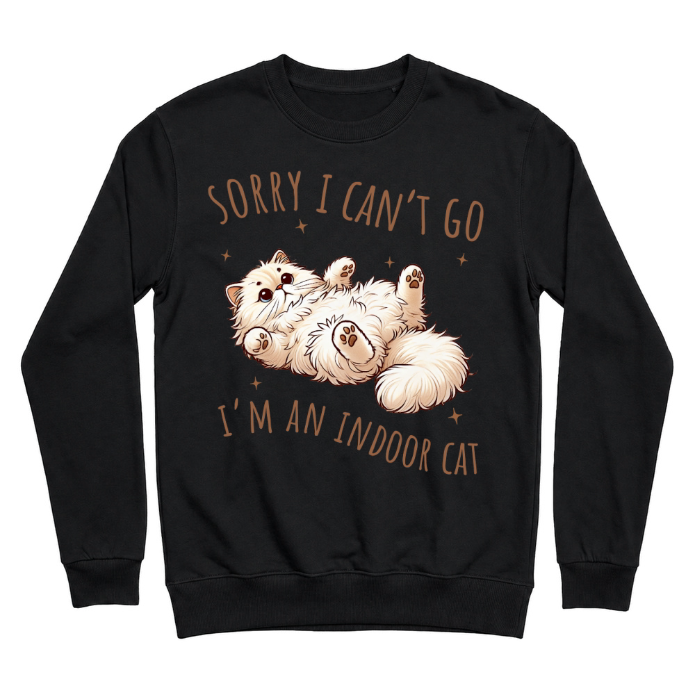 Product Indoor cat Funny Cat Lover Unisex Sweatshirt