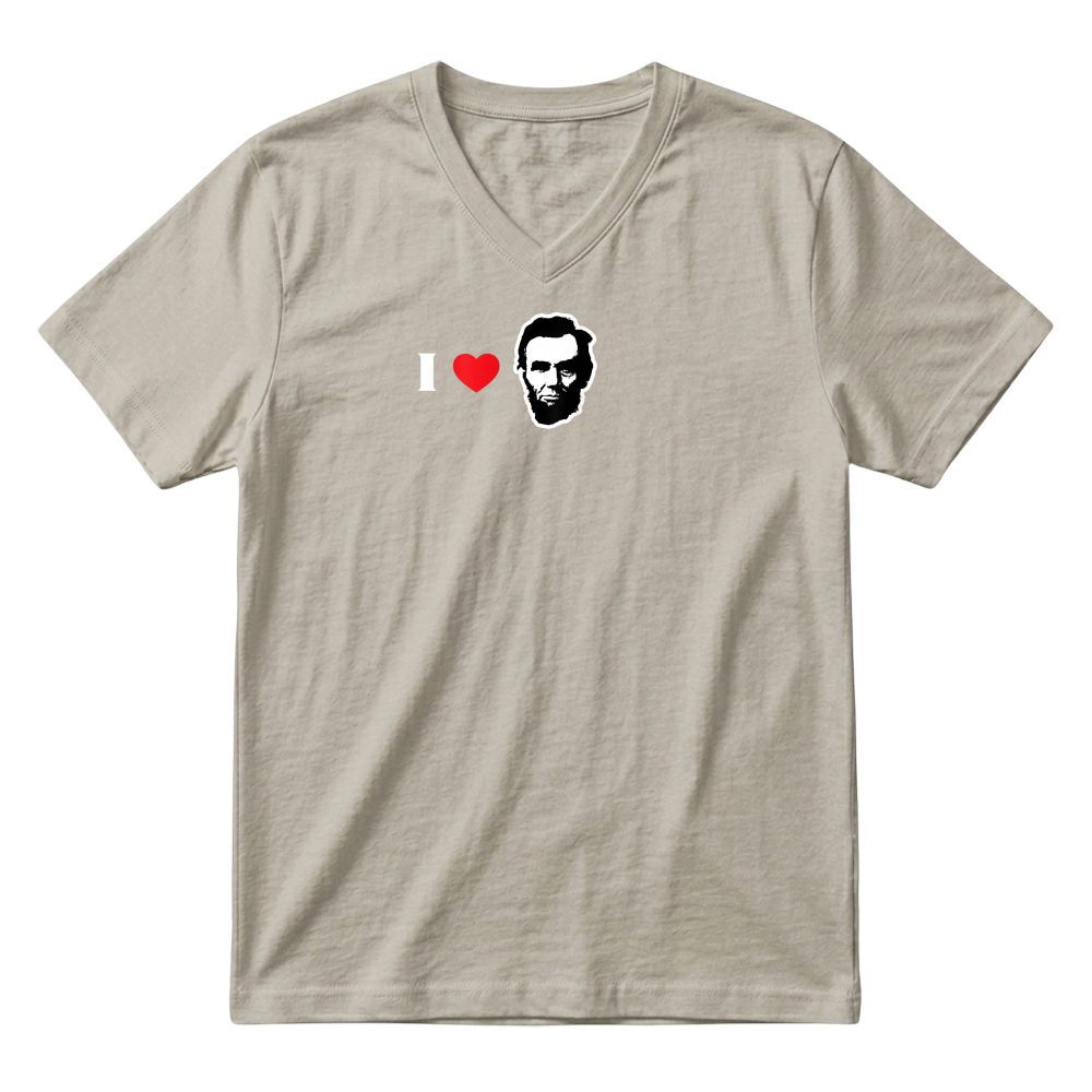 Product 4th of July   Abraham Lincoln V-Neck T-shirt