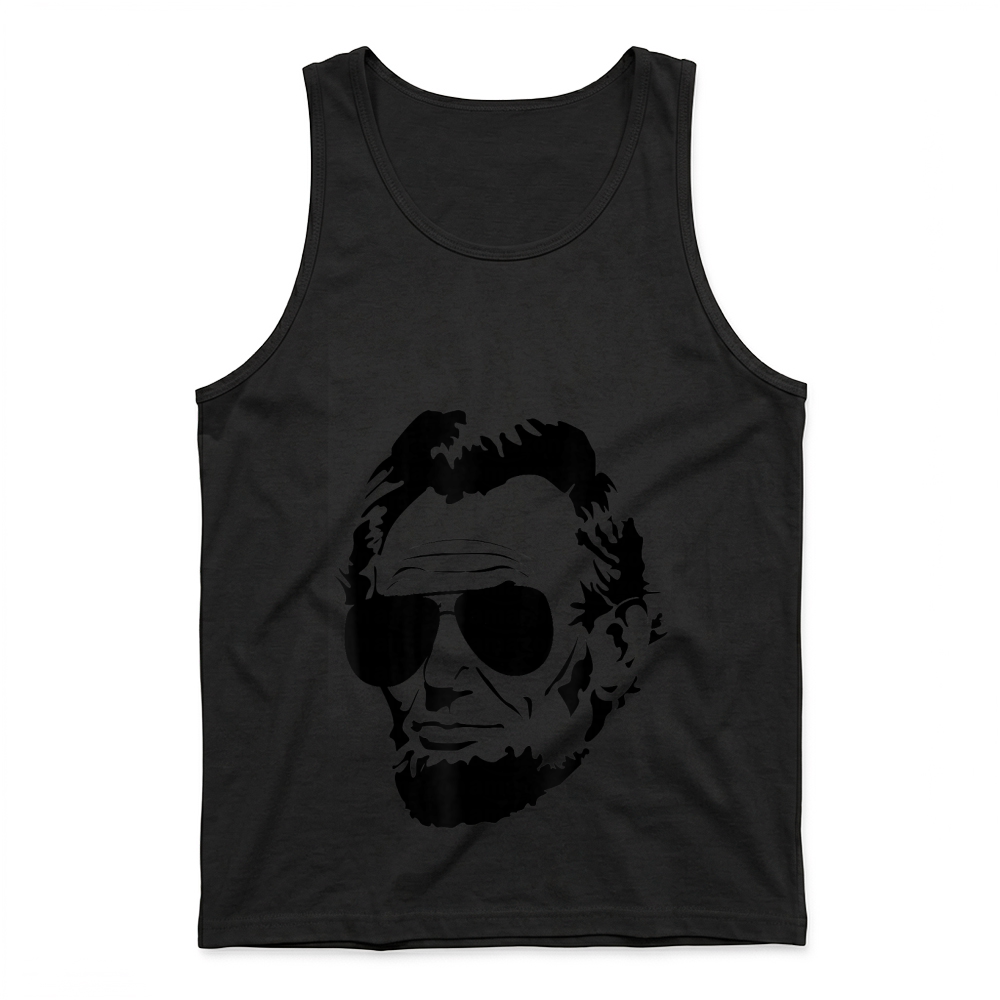 Product Abe Lincoln Funny Abraham Lincoln Portrait with Sunglasses Tank Top