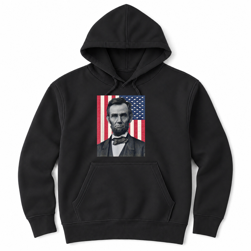 Product Abraham Abe Lincoln July 4th Holiday USA President Patriot Unisex Hoodie