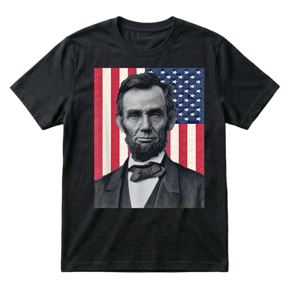 Product Abraham Abe Lincoln July 4th Holiday USA President Patriot T-Shirt
