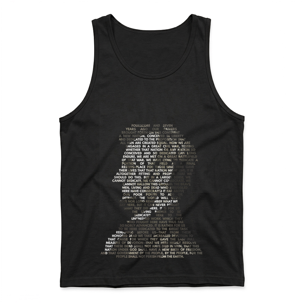 Product Abraham Lincoln Portrait Gettysburg Address Tank Top