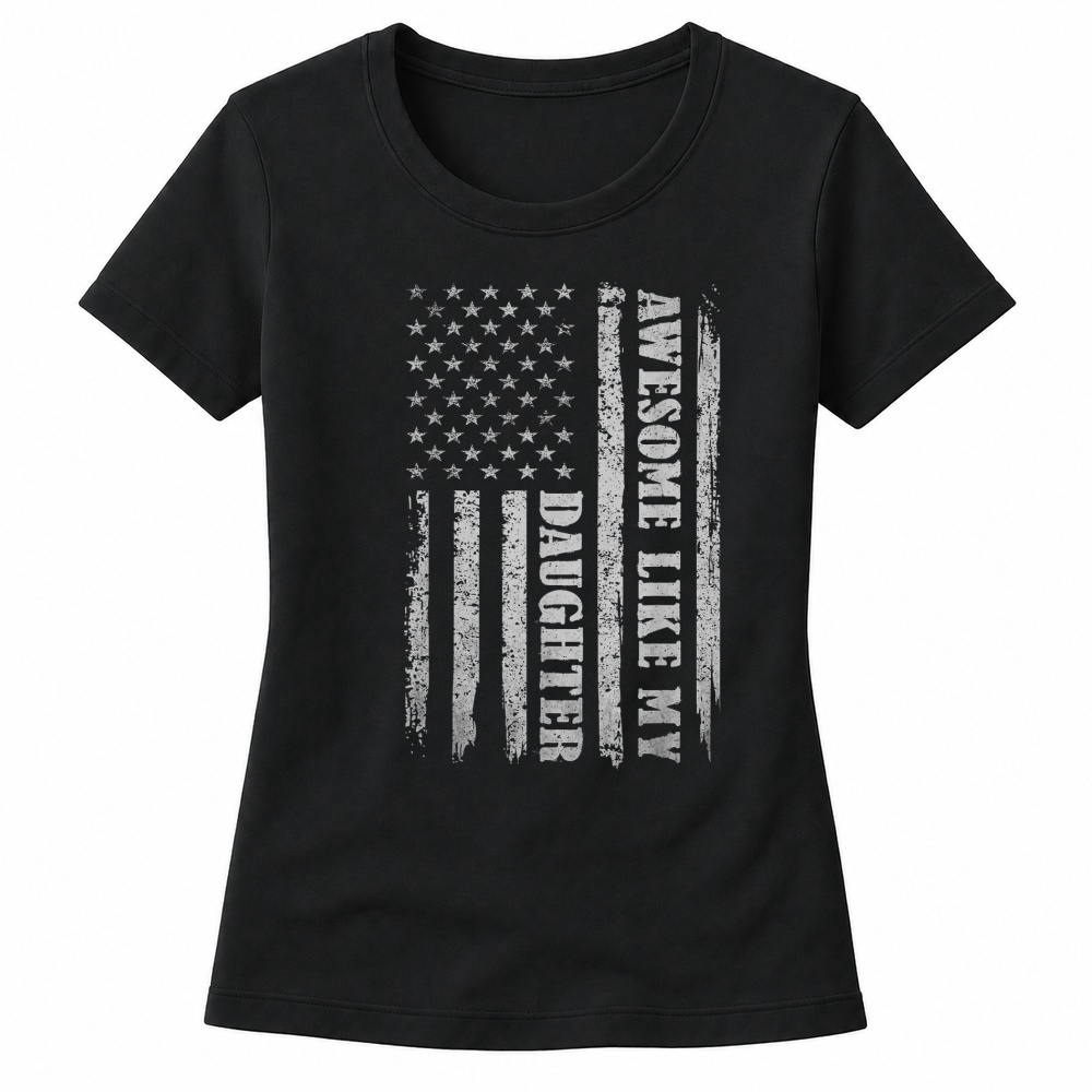 Product Awesome Like My Daughter Gifts Men Funny for Dad Fathers Day T Shirt Women's T-shirts