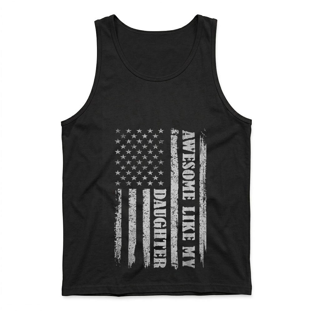 Product Awesome Like My Daughter Gifts Men Funny for Dad Fathers Day T Shirt Tank Top