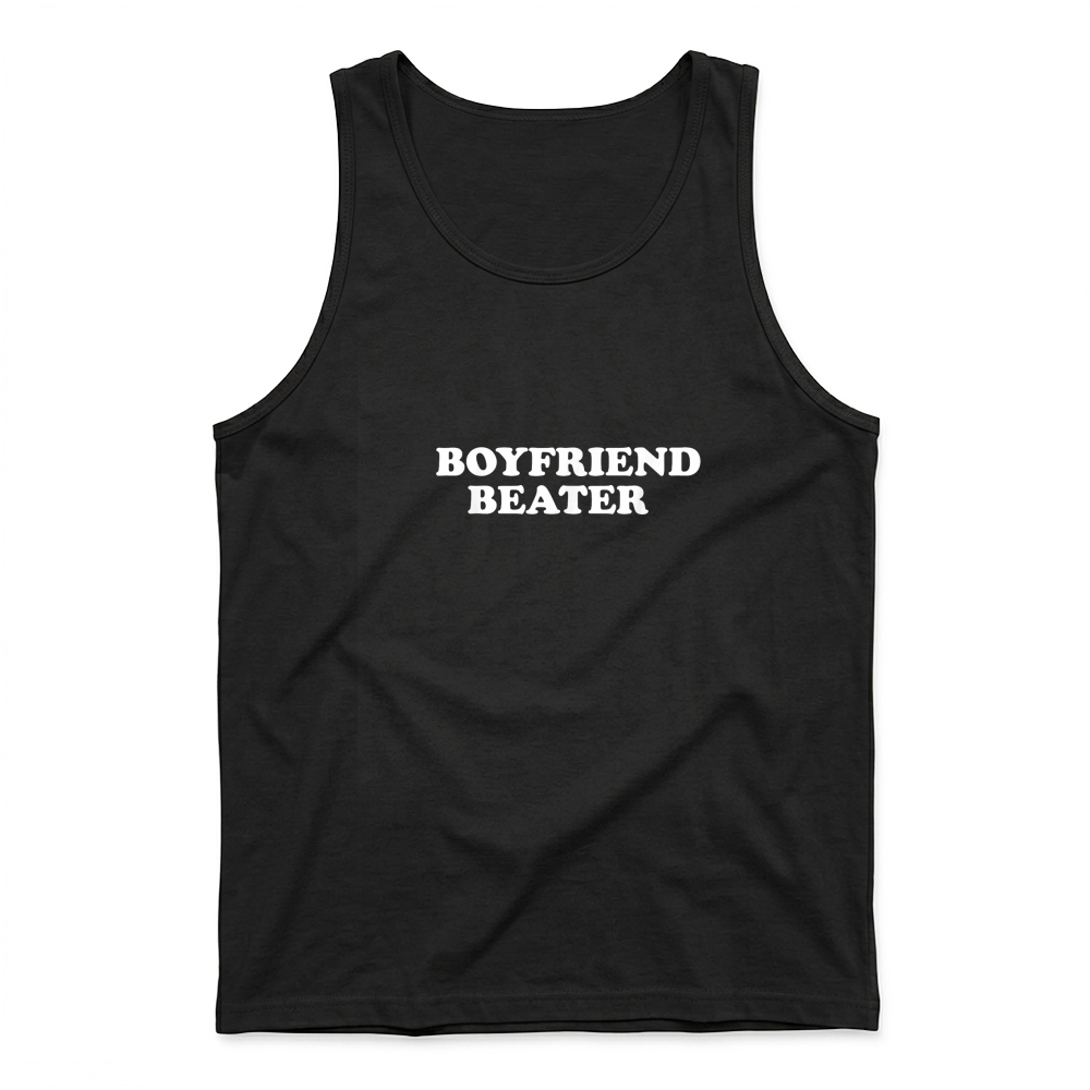 Product Boyfriend Beater Funny Girlfriend Humor Retro Groovy T Shirt Tank Top