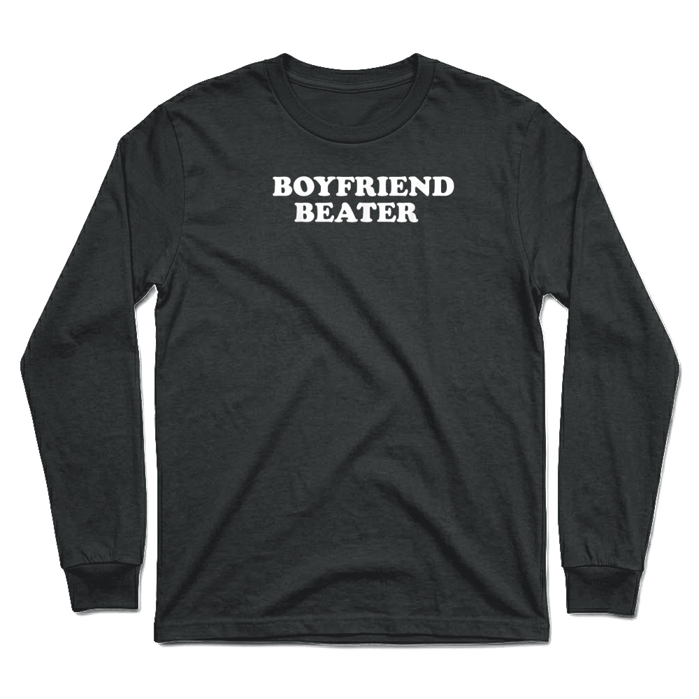 Product Boyfriend Beater Funny Girlfriend Humor Retro Groovy T Shirt Unisex Longsleeve