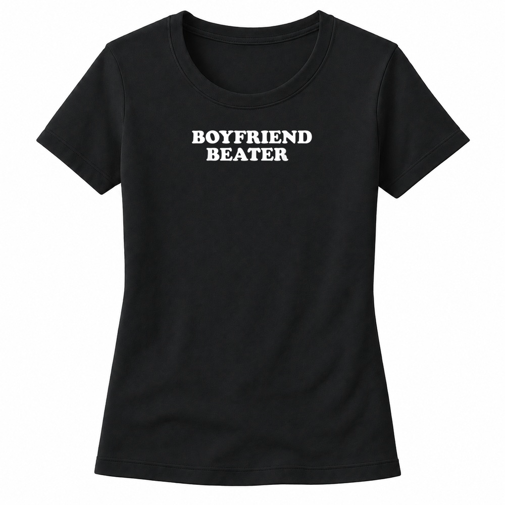 Product Boyfriend Beater Funny Girlfriend Humor Retro Groovy T Shirt Women's T-shirts
