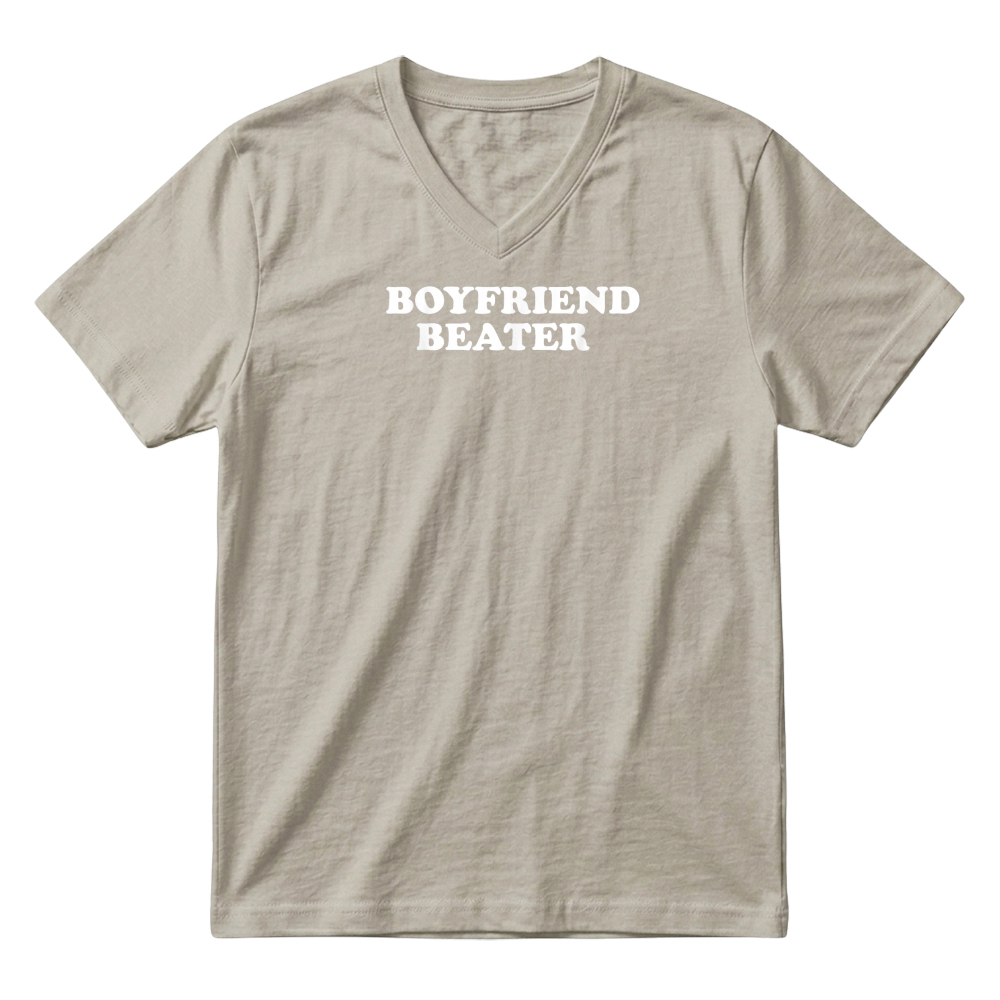 Product Boyfriend Beater Funny Girlfriend Humor Retro Groovy T Shirt V-Neck T-shirt
