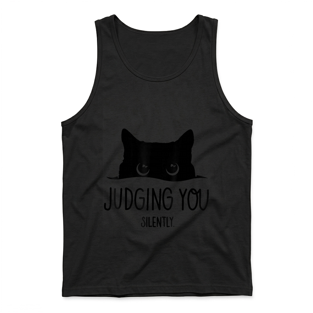 Product Cat Judging You Silently T Shirt Tank Top