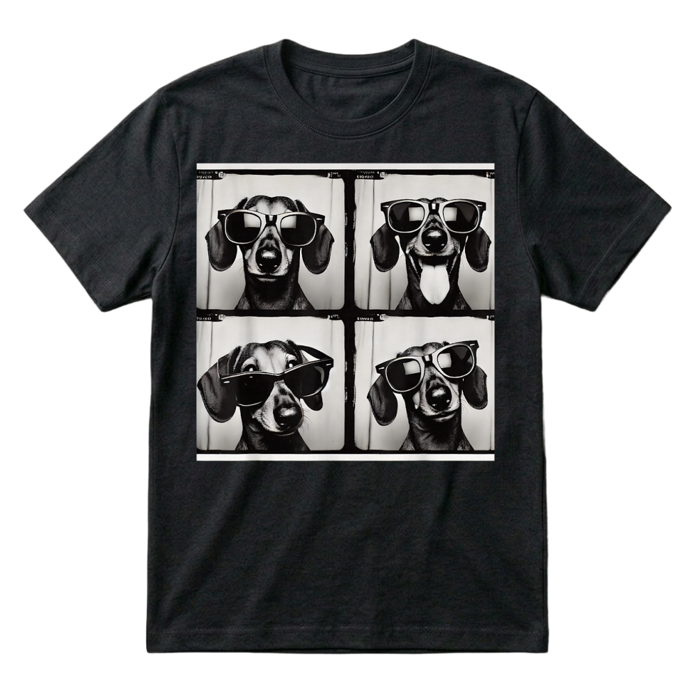 Product Dachshund Rocking Cool Sunglasses T Shirt T-Shirt