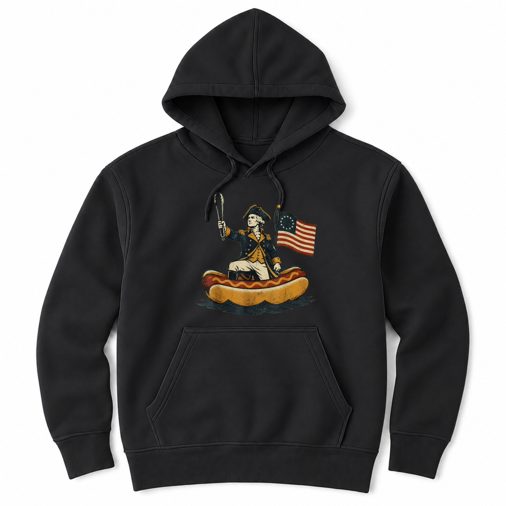 Product Delaware Dog Funny George Washington Hotdog Patriotic T Shirt Unisex Hoodie