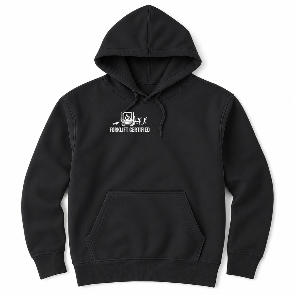 Product Forklift Certified Shirt, Funny Certified Forklift Operator T Shirt Unisex Hoodie