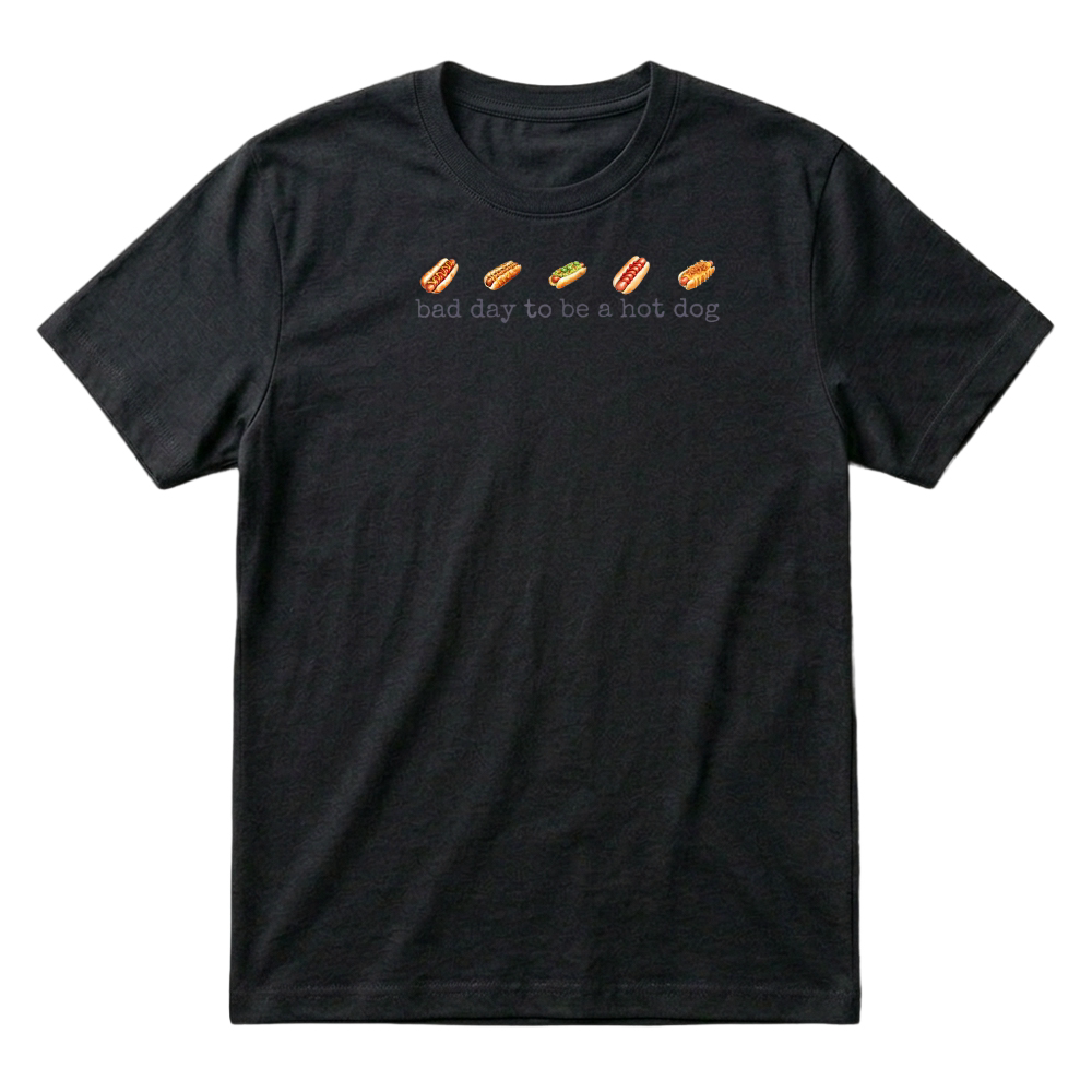 Product Funny 4th of July Independence Day Bad Day to Be A Hotdog T Shirt T-Shirt