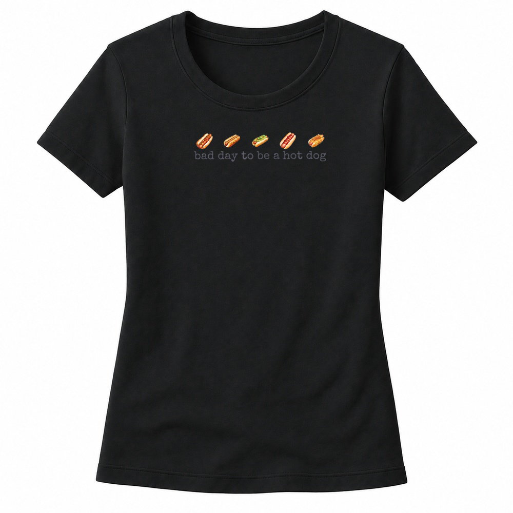 Product Funny 4th of July Independence Day Bad Day to Be A Hotdog T Shirt Women's T-shirts