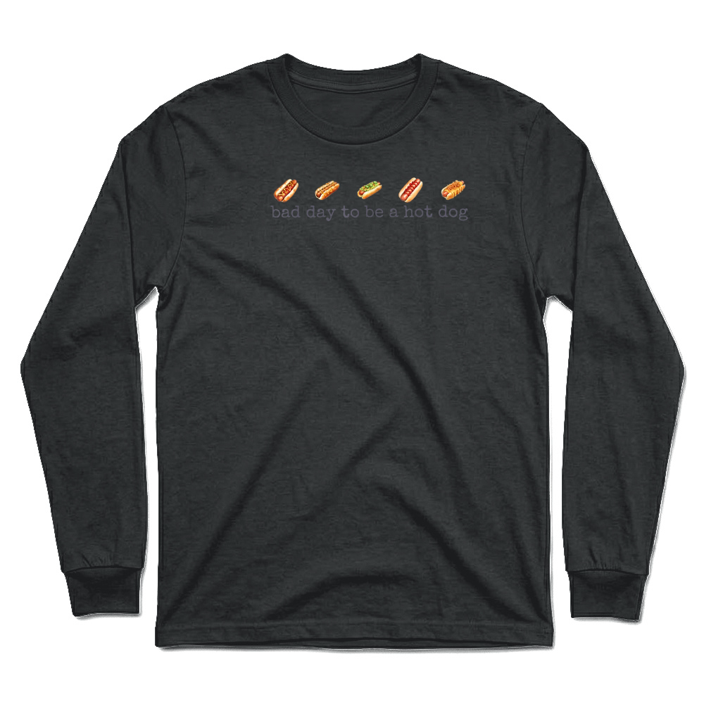 Product Funny 4th of July Independence Day Bad Day to Be A Hotdog T Shirt Unisex Longsleeve