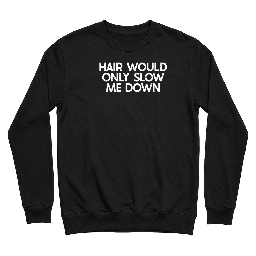 Product Funny Bald Man Item for Bald Men Ideas Balding Head Saying T Shirt Unisex Sweatshirt