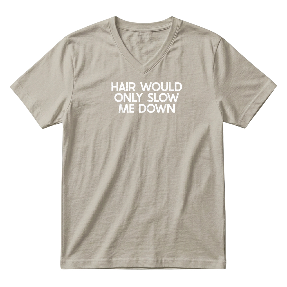 Product Funny Bald Man Item for Bald Men Ideas Balding Head Saying T Shirt V-Neck T-shirt