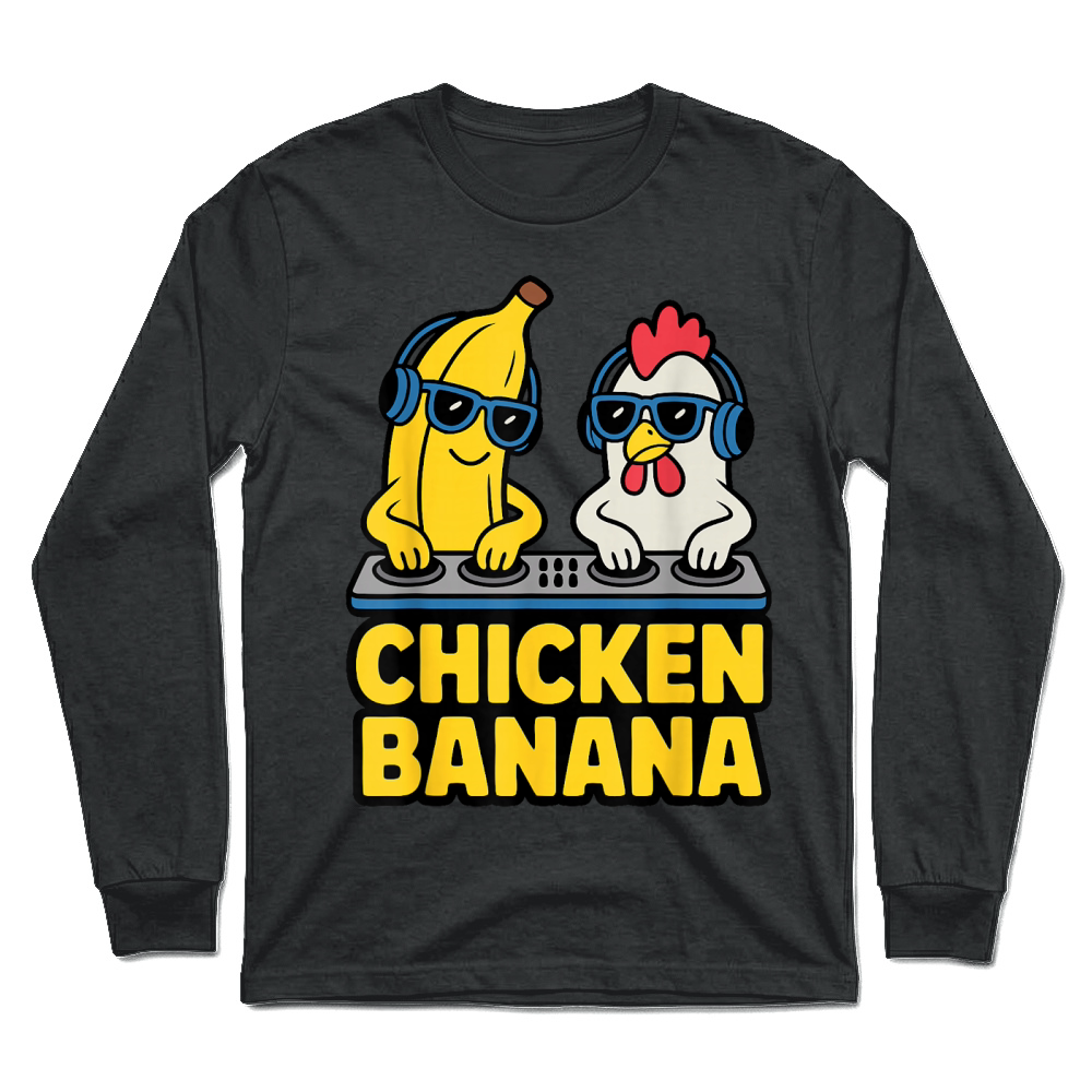 Product Funny Chicken Banana T Shirt Unisex Longsleeve