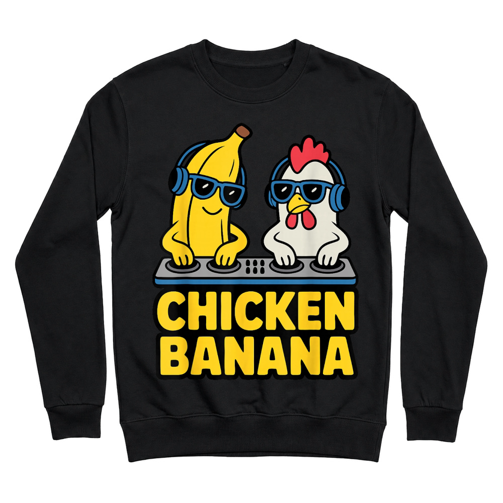 Product Funny Chicken Banana T Shirt Unisex Sweatshirt