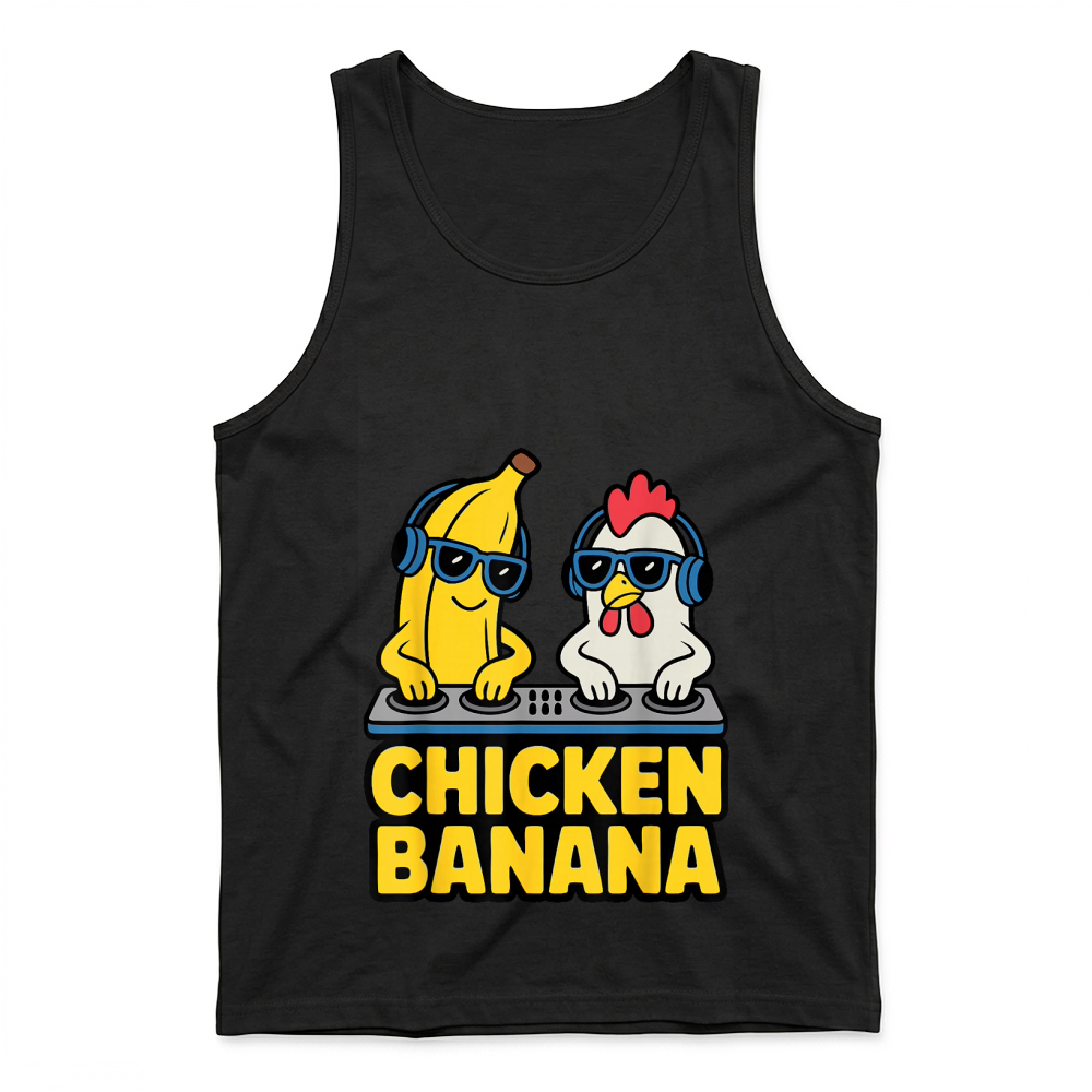 Product Funny Chicken Banana T Shirt Tank Top