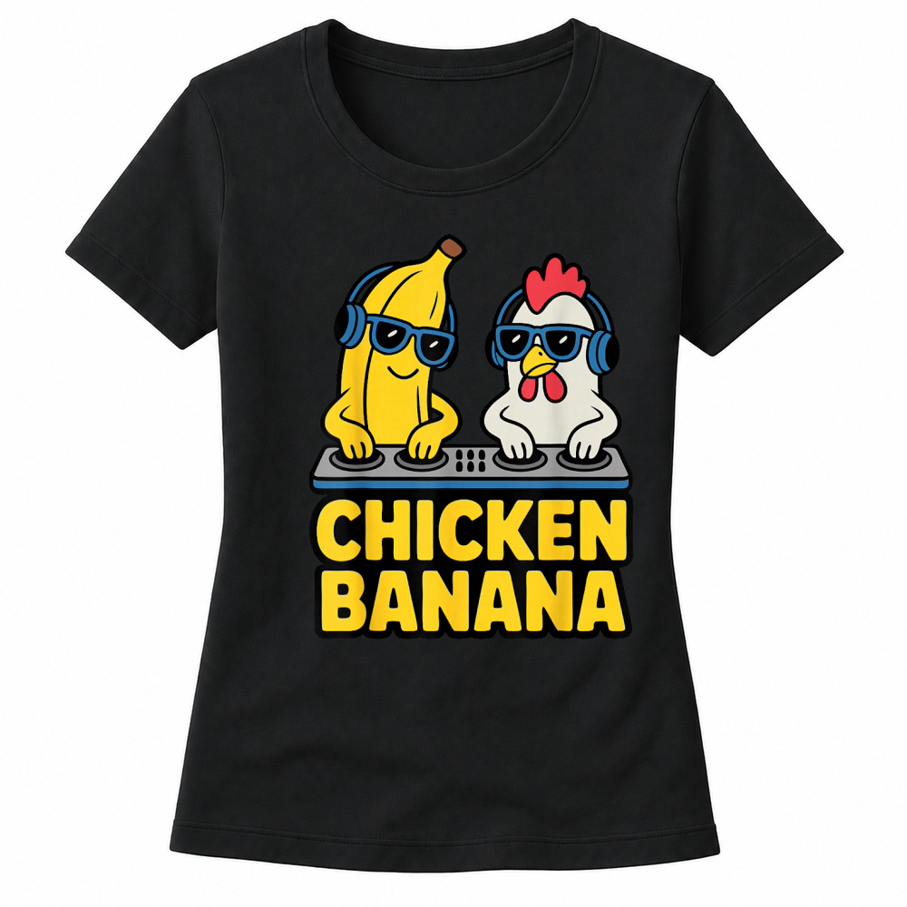 Product Funny Chicken Banana T Shirt Women's T-shirts