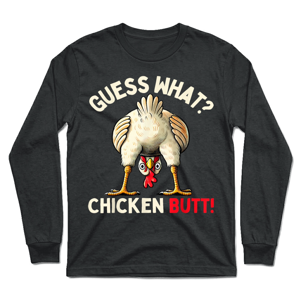 Product Funny Chicken Graphic Tee Men Women Kids Chicken Butt T Shirt Unisex Longsleeve