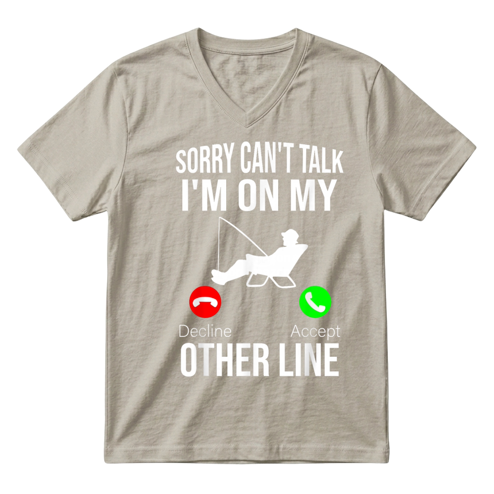 Product Funny Fishing Dad Men Funny Reel Cool Fish Bass Fishing T Shirt V-Neck T-shirt