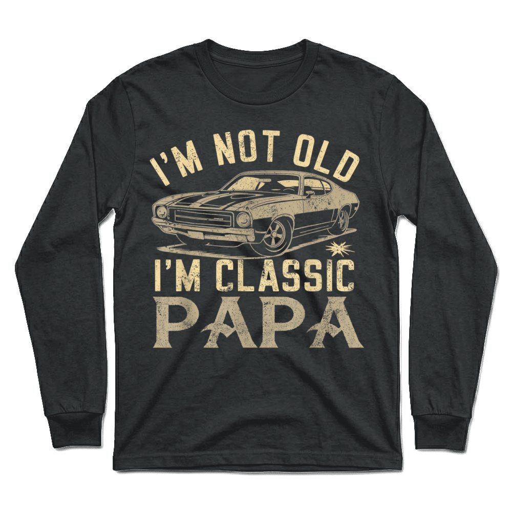 Product Funny Gift for Papa   I am Classic Papa Gift for Fathers Day T Shirt Unisex Longsleeve
