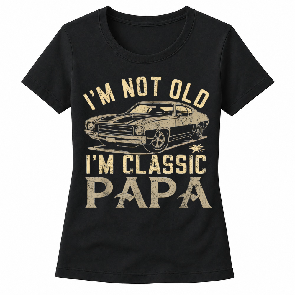 Product Funny Gift for Papa   I am Classic Papa Gift for Fathers Day T Shirt Women's T-shirts