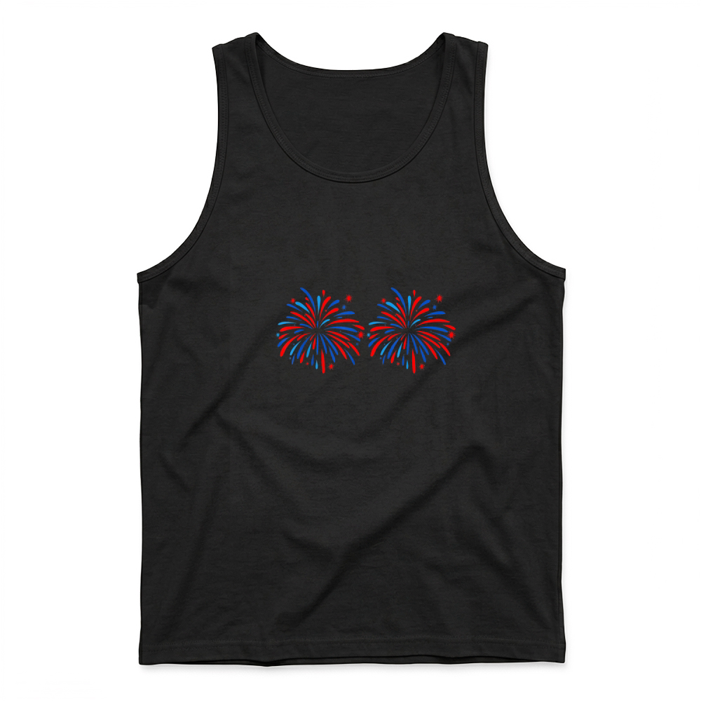 Product Funny Im Just Here for The Fireworks 4th of July Couple T Shirt Tank Top