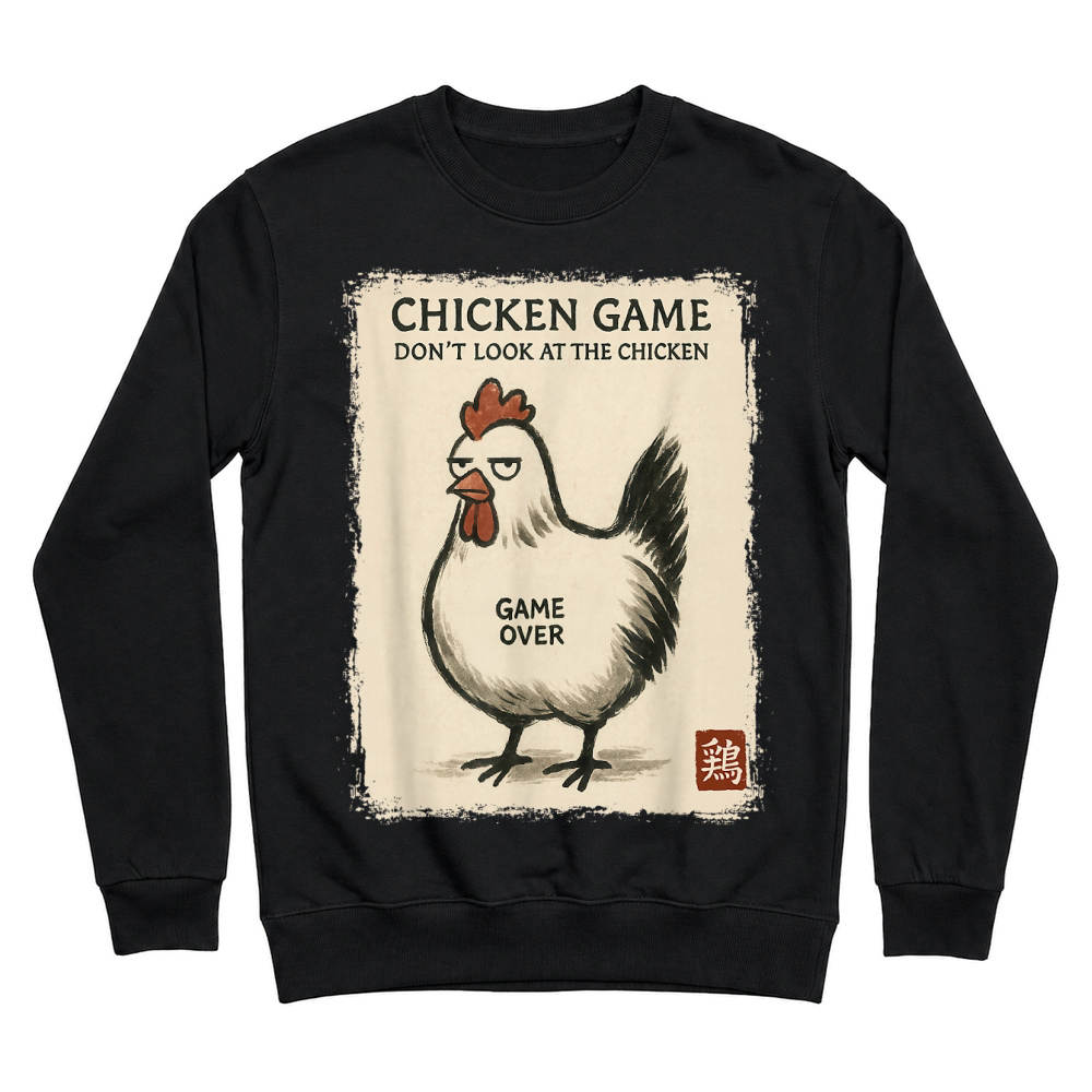 Product Funny Japanese Art Chicken Game Graphic Tee Men Women Teens T Shirt Unisex Sweatshirt
