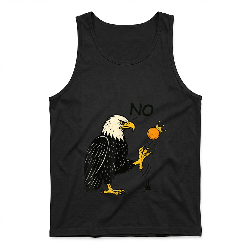 Product Funny No Kings in America Shirt   Retro Political Tank Top