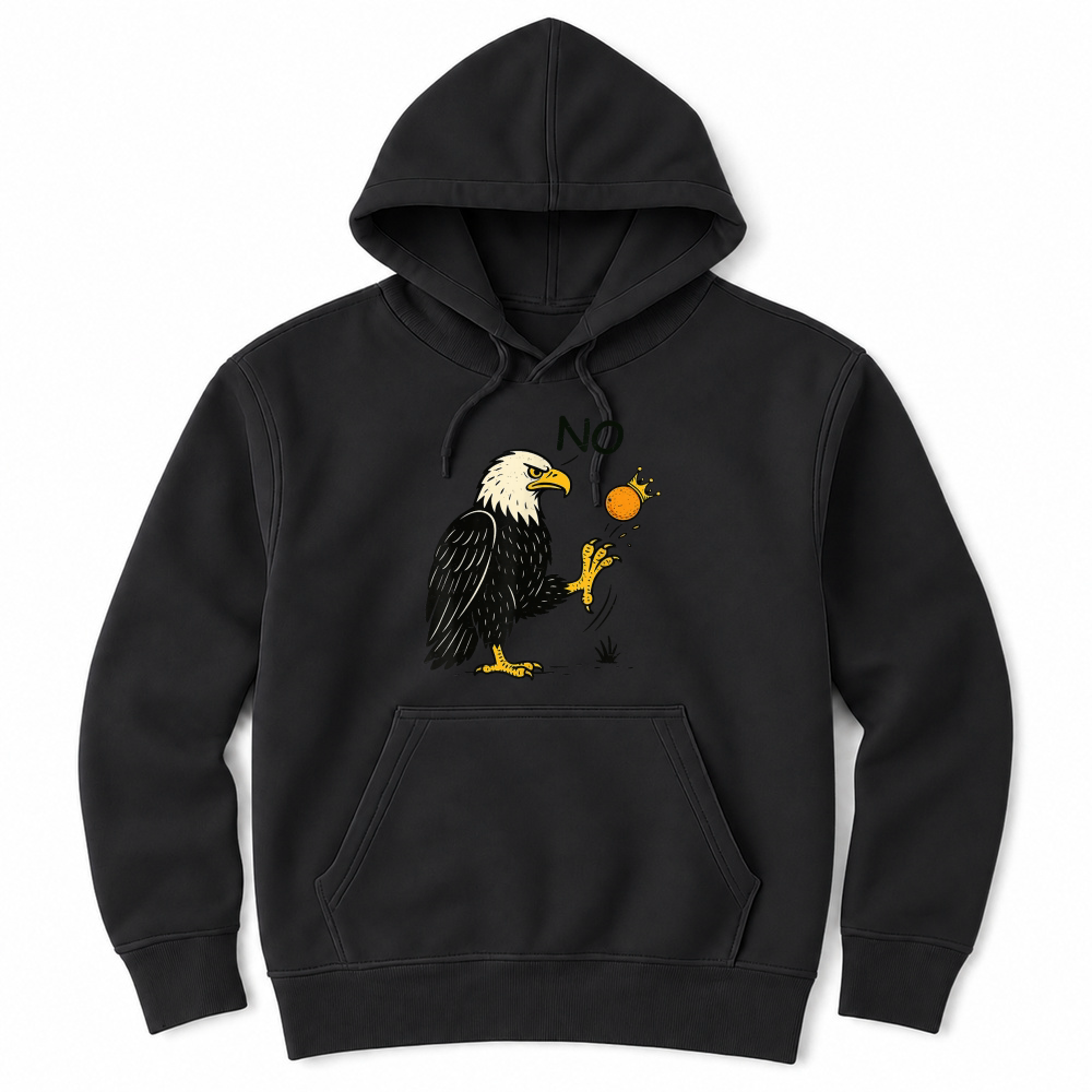 Product Funny No Kings in America Shirt   Retro Political Unisex Hoodie
